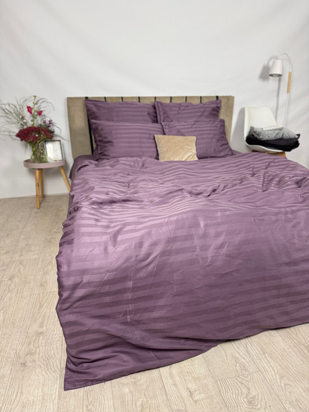 Изображение товара Комплект постельного белья Samsara Страйп-сатин 2сп 70х70 (черника)