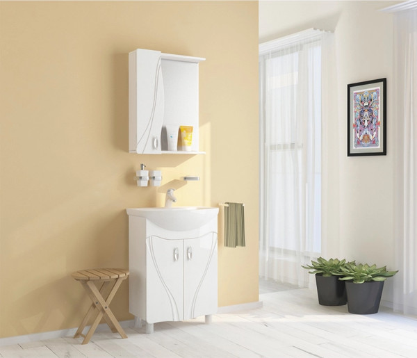 Изображение товара Тумба с умывальником Mixline Лима 65 551703 + Элеганс 65