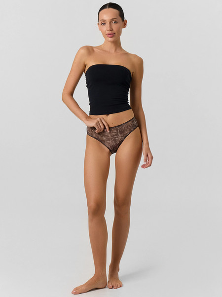 Изображение товара Комплект женских трусов Mark Formelle 412451-3 (р.94, веточки на коричневом)