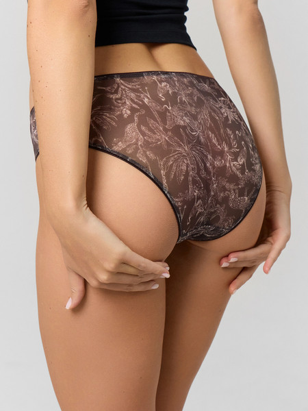 Изображение товара Комплект женских трусов Mark Formelle 412451-3 (р.94, веточки на коричневом)