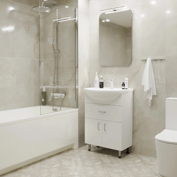 Изображение товара Тумба с умывальником Mixline Мистраль-60 556883 + Уют 60