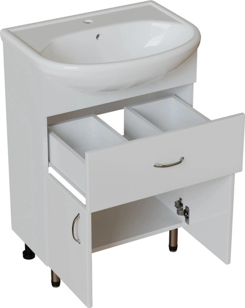 Изображение товара Тумба с умывальником Mixline Мистраль-60 556883 + Уют 60