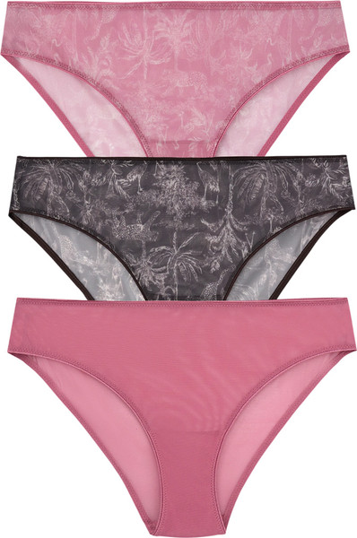 Изображение товара Комплект женских трусов Mark Formelle 412451-3 (р.98, веточки на коричневом)