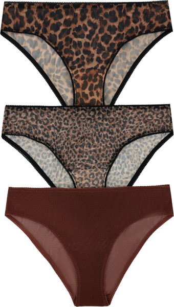 Изображение товара Комплект женских трусов Mark Formelle 412451-3 (р.94, мелкий рисунок на жемчужном)