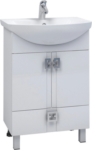 Изображение товара Тумба с умывальником Mixline Квадро-1 75 551698 + Элеганс 75