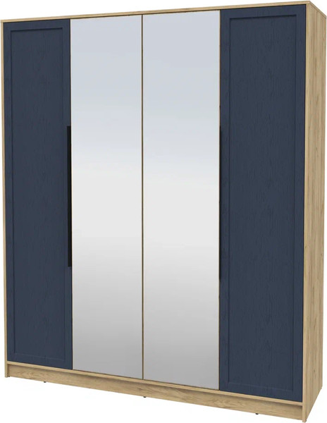 Изображение товара Шкаф Интерлиния Концепт Тренд КТ-Ш4(з) (дуб золотой/дуб королевский)