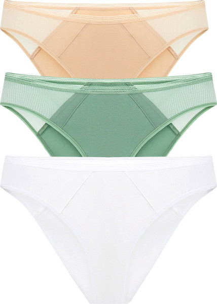Изображение товара Комплект женских трусов Mark Formelle 412474-3 (р.94, зеленый минерал)