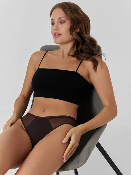 Изображение товара Комплект женских трусов Mark Formelle 412474-3 (р.90, шоколадно-коричневый)