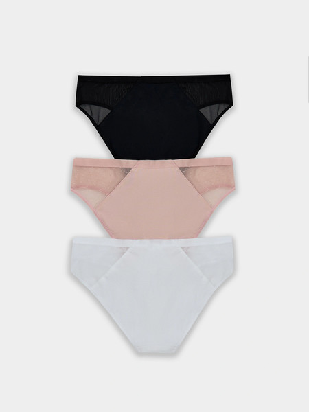 Изображение товара Комплект женских трусов Mark Formelle 412474-3 (р.98, персиковый румянец)
