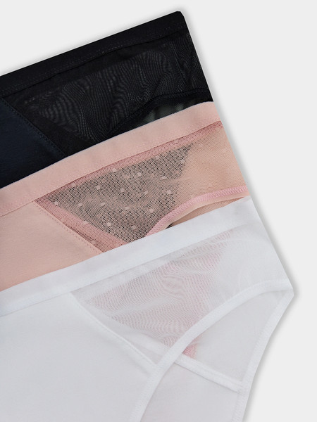 Изображение товара Комплект женских трусов Mark Formelle 412474-3 (р.98, персиковый румянец)