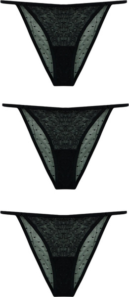 Изображение товара Комплект женских трусов Mark Formelle 412476-3 (р.98, черный)