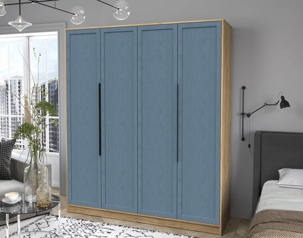 Изображение товара Шкаф Интерлиния Концепт Тренд КТ-Ш4 (дуб золотой/дуб лазурный)