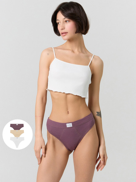 Изображение товара Комплект женских трусов Mark Formelle 412492-3 (р.102, крокус)