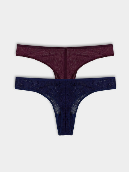 Изображение товара Комплект женских трусов Mark Formelle 412495-2 (р.102, темно-синий)