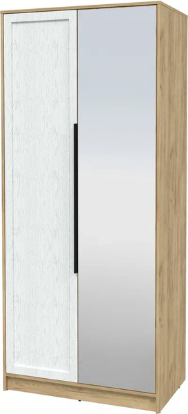 Изображение товара Шкаф Интерлиния Концепт Тренд КТ-Ш2(з) (дуб золотой/дуб полярный)