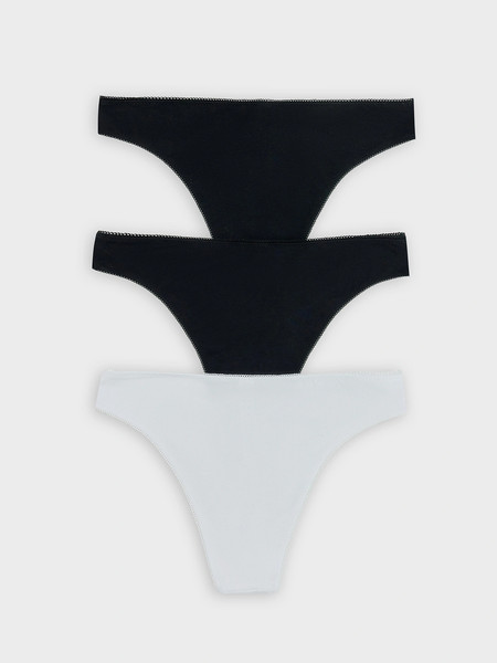 Изображение товара Комплект женских трусов Mark Formelle 412541-3 (р.94, черно-белый)