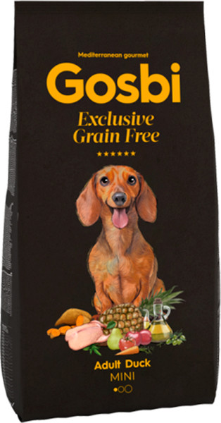 Изображение товара Сухой корм для собак Gosbi Exclusive Grain Free Adult Duck Mini (7кг)