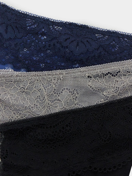 Изображение товара Комплект женских трусов Mark Formelle 412613-3 (р.94, цветочки на синем)