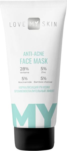 Изображение товара Маска для лица кремовая Love My Skin Себорегулирующая глиняная (75мл)