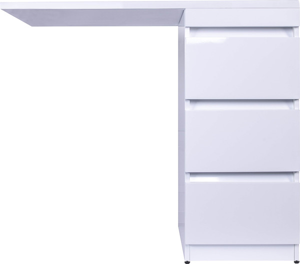 Изображение товара Тумба с умывальником Symbolite Даллас 100 Люкс Plus 3 ящика + Даллас 100x48 (правый, белый)