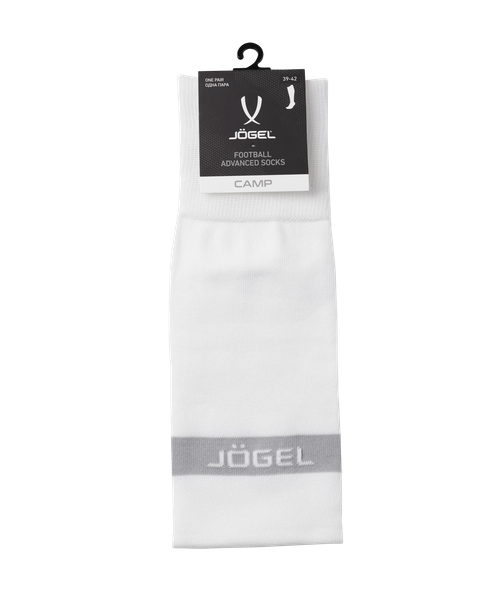 Изображение товара Гетры футбольные Jogel Camp Advanced Socks (р.43-45, белый 00/серый)