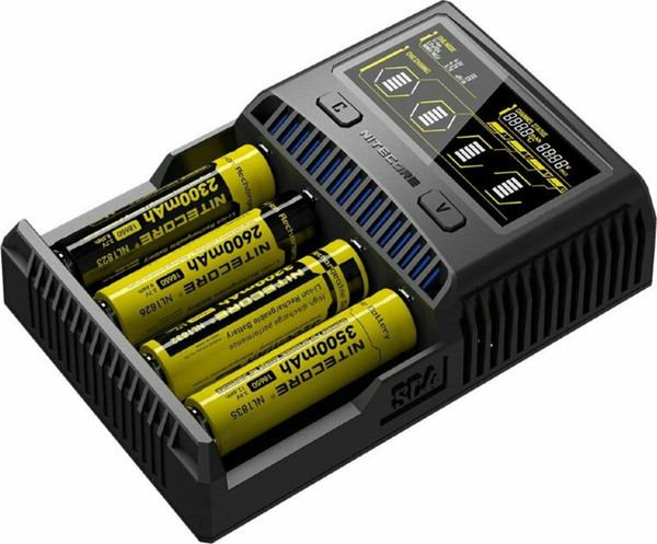 Изображение товара Зарядное устройство для аккумуляторов Nitecore SC4 / 16652