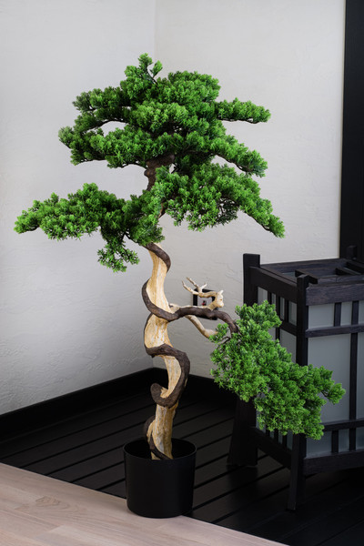 Изображение товара Искусственное растение Merry Bear Home Decor Бонсай игольчатый большой в горшке / PC-037