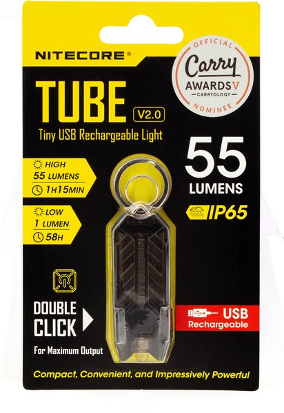 Изображение товара Фонарь Nitecore Tube V2.0 / 14580 (черный)