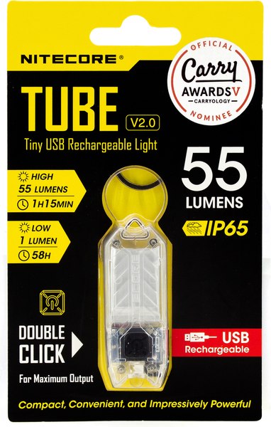 Изображение товара Фонарь Nitecore Tube V2.0 / 19455 (прозрачный)