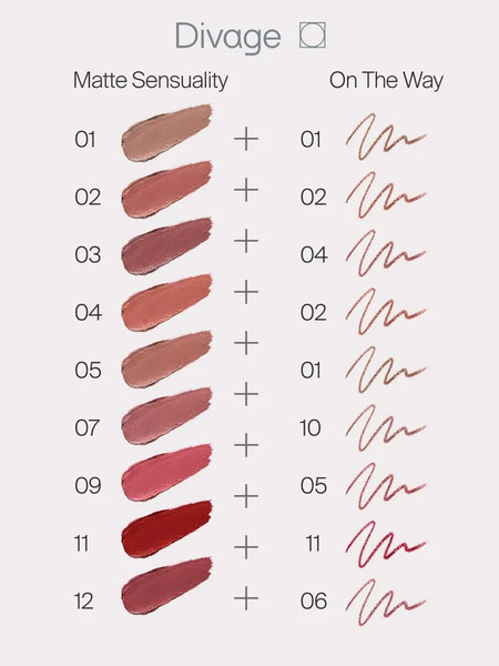 Изображение товара Карандаш для губ Divage On The Way Lip Pencil тон 04