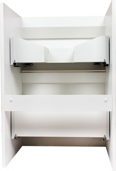 Изображение товара Тумба с умывальником Symbolite Даллас 120 Люкс Plus + Даллас 120x48 (левый, эмаль белый)