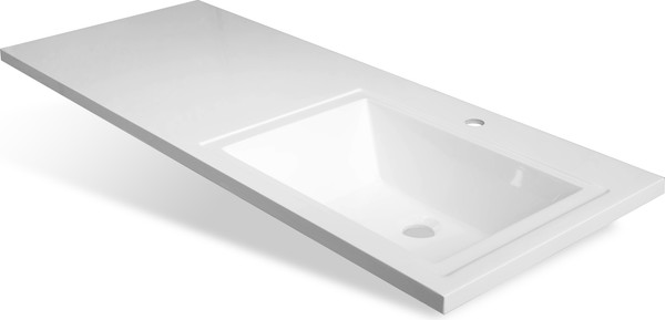 Изображение товара Тумба с умывальником Symbolite Даллас 120 Люкс Plus + Даллас 120x48 (правый, венге)