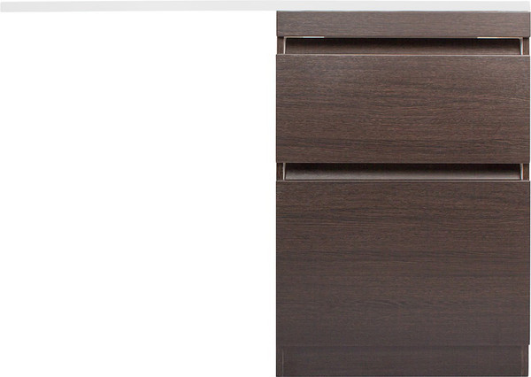 Изображение товара Тумба с умывальником Symbolite Даллас 120 Люкс Plus + Даллас 120x48 (правый, венге)