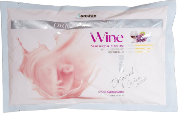 Изображение товара Маска для лица альгинатная Anskin Wine Modeling Mask Refill (240г)
