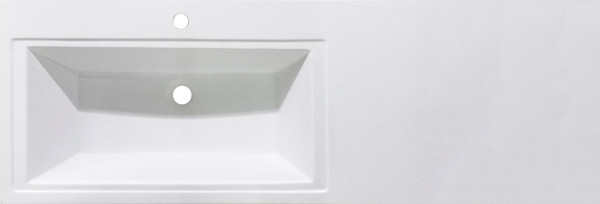 Изображение товара Тумба с умывальником Symbolite Даллас 140 Люкс Plus 2 ящика + Даллас 140x48.2 (левый, белый)