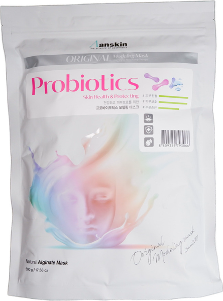 Изображение товара Маска для лица альгинатная Anskin Probiotics Modeling Mask (500г)
