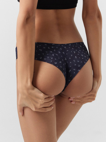 Изображение товара Комплект женских трусов Mark Formelle 412613-3 (р.94, цветочки на сером)