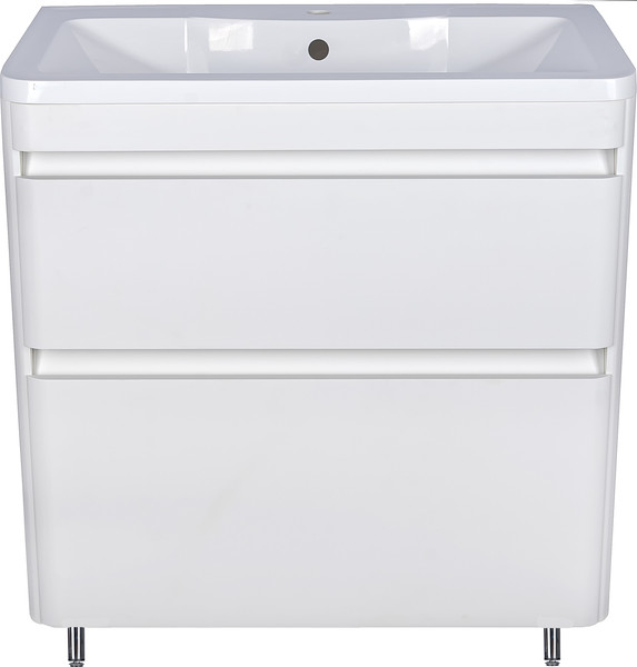 Изображение товара Тумба с умывальником Symbolite Атлантика 80 Люкс Plus + Атлантика 80 (белый)