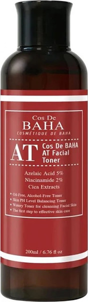 Изображение товара Тонер для лица Cos de Baha AT Facial Toner с азелаиновой кислотой (200мл)