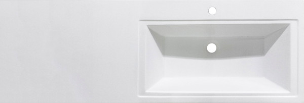 Изображение товара Тумба с умывальником Symbolite Даллас 140 Люкс Plus 2 ящика + Даллас 140x48.2 (правый, белый)