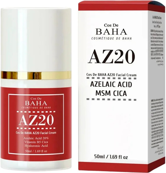 Изображение товара Крем для лица Cos de Baha AZ20 Cream с азелаиновой кислотой (50мл)
