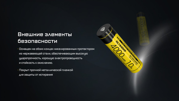 Изображение товара Аккумулятор Nitecore NL1840HP / 643
