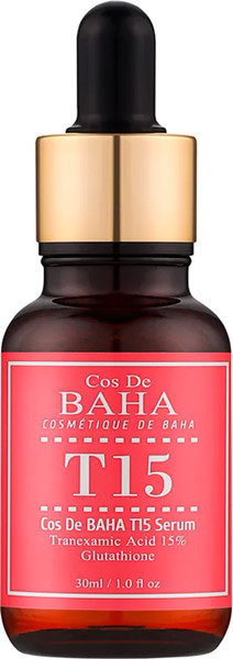 Изображение товара Сыворотка для лица Cos de Baha T15 Serum с 15% транексамовой кислотой (30мл)