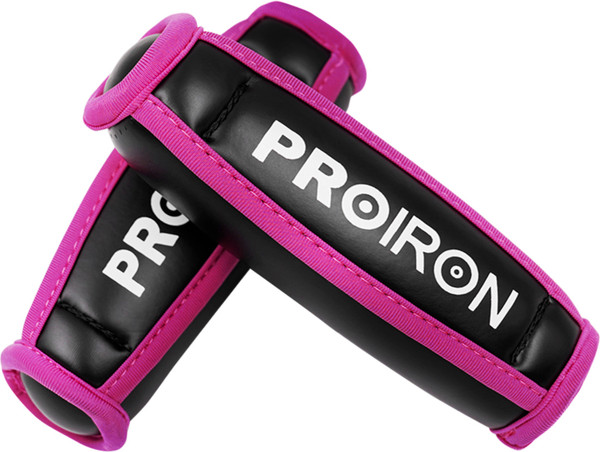 Изображение товара Набор гантелей Proiron Мягкие по 0.5кг / Г2005МЧР (2шт, черный/розовый)