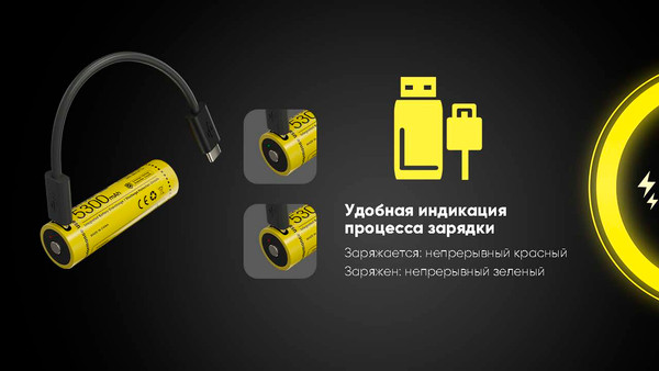 Изображение товара Аккумулятор Nitecore NL2153R / 1269