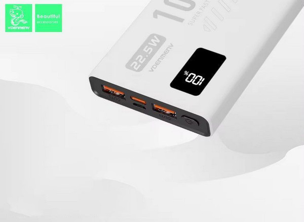 Изображение товара Портативное зарядное устройство VDENMENV DP43 10000mAh (белый)