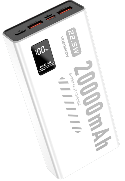 Изображение товара Портативное зарядное устройство VDENMENV DP45 20000mAh (белый)