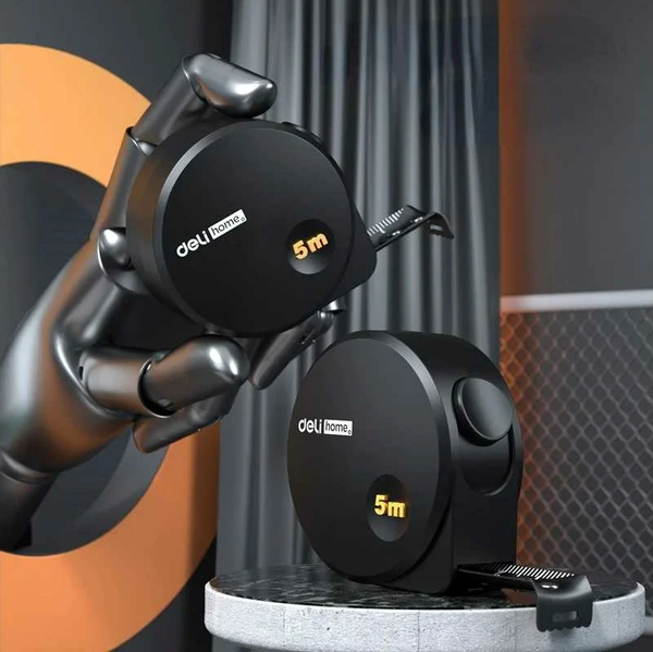 Изображение товара Рулетка Deli Soft Touch / EHT8519 (черный)