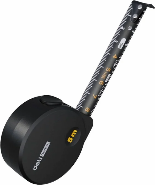 Изображение товара Рулетка Deli Soft Touch / EHT8519 (черный)