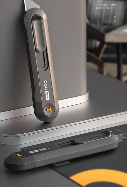 Изображение товара Набор ножей пистолетных Deli Soft Touch / EHT4003 (3шт, черный)